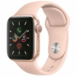 Apple Watch Series 5 GPS + Cellular 40mm de Aluminio Oro y Correa Deportiva Rosa Arena