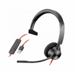 Auricular Plantronics Blackwire 3310 Diadema Monoaural Cable Usb-a Con Microfono