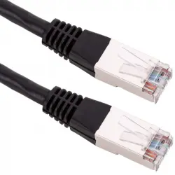 BeMatik Cable de Red FTP RJ45 Cat.6 25cm Negro