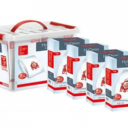 Bolsas de aspirador - Miele SB SET FJM CareBox 3D, 16 bolsas, 4 filtros del motor, escape