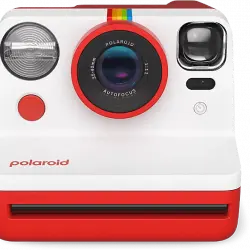 Cámara instantánea - Polaroid Now Generation 2, Flash preciso, Exposición doble, Batería recargable, Rojo