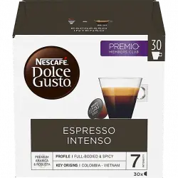 Cápsulas monodosis - Nescafé Dolce Gusto Magnum Espresso Intenso, Arábica y robusta, 30 Unidades