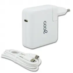 Cool Cargador Universal USB-C 61W para Apple MacBook 12/Air 13/Pro 13/iPad 12.9