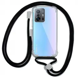 Cool Funda Antigolpes con Cordón Reforzado Negro para Xiaomi 11T / 11T Pro