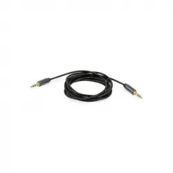 Equip Cable Audio Mini Jack 3.5mm Macho/Macho Metálico 2.5m Negro