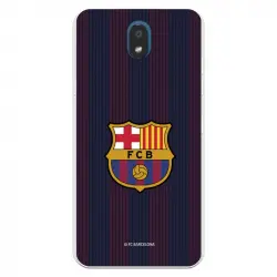 Funda Para Lg K30 Del Barcelona Rayas Blaugrana - Licencia Oficial Fc Barcelona
