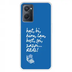 Funda Para Oppo A76 Del Real Sociedad De Fútbol Real Grito Aficion - Licencia Oficial Real Sociedad De Fútbol