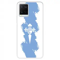 Funda Para Vivo Y21s Del Celta Escudo Trazo Azul - Licencia Oficial Rc Celta