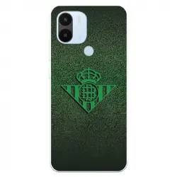 Funda Para Xiaomi Redmi A1 Del Real Betis Balompié Escudo Verde Fondo Trama - Licencia Oficial Real Betis Balompié