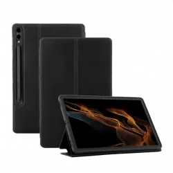 Funda tablet - Mobilis 068010, Compatible con Galaxy Tab S9 Ultra, Tablets de 14.6'', Tipo libro, Negro