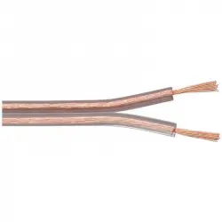 Goobay Cable para Altavoz 2x1.5mm 100m Transparente
