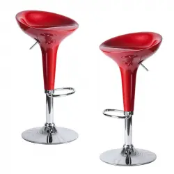 Packs Taburetes Altos - Pack 2 Taburetes Madison - Rojo