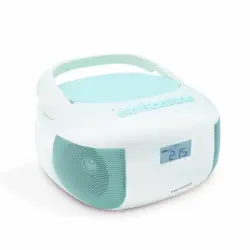 Radio Cd Bluetooth Azul Celeste Metronic 477187