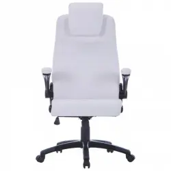 VidaXL Silla de Oficina Giratoria Ajustable Cuero Artificial