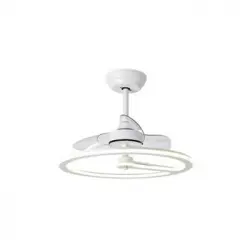 Akunadecor - Ventilador De Techo Metal Blanco Chom