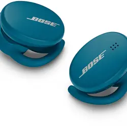 Auriculares True Wireless - Bose Sport Earbuds, Control táctil, 5h, Resistente al sudor y la lluvia, Azul