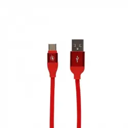 Contact CAble USB-A a USB-C 1.5m Rojo