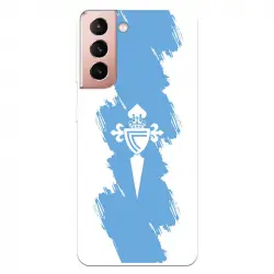 Funda Licencia Oficial RC Celta Escudo Trazo Azul para Samsung Galaxy S21