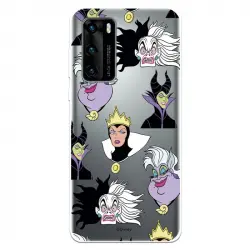 Funda Para Huawei P40 Oficial De Disney Villanas Patrón - Villanas Disney