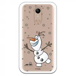 Funda Para Lg K11 Oficial De Disney Olaf Transparente - Frozen