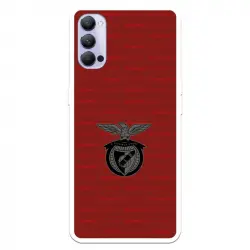 Funda Para Oppo Reno4 Pro 5g Del Escudo Fondo Granate - Licencia Oficial Benfica