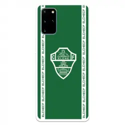 Funda para Samsung Galaxy S20 Plus del Elche CF Escudo Fondo Verde Licencia Oficial
