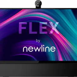 Monitor - Newline Flex TT-2721AIO Profesional, 27", UHD 4K, 8 ms, 165 Hz, Táctil, Webcam, Negro