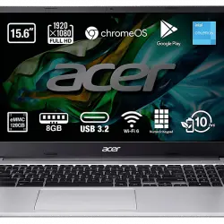 Portátil - Acer Chromebook CB315-4H-C4BQ, 15.6" Full HD, Intel® Celeron® N4500, 8GB RAM, 128GB eMMC, UHD Graphics, Google Chrome OS