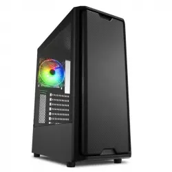 Sharkoon SK3 RGB ATX Cristal Templado USB 3.0 ARGB Negra