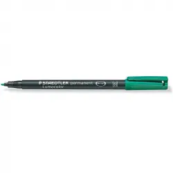 Staedtler Lumocor 317 Caja 10 Rotuladores Permanentes 1.0mm Verde