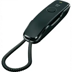 Teléfono - Gigaset DA210, Compacto, 10 entradas marcación rápida, Negro