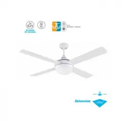 Ventilador Techo Modelo Millar Blanco Motor Ac 4 Palas 1xe27