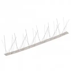 vidaXL Set de 6 hileras pinchos contra pájaros y palomas 5 filas 3m