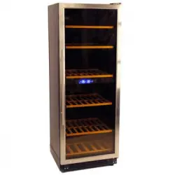 Vinoteca 2 Temperaturas 130 Botellas Cv-111-inox