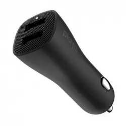 Belkin Playa Dual USB-A Cargador de Coche 12W X2 Negro
