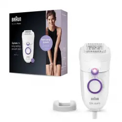 Braun - Silk-épil 5-505 Power, Depiladora Eléctrica Mujer, Depilación Suave Para Principiantes, Energía Ininterrumpida Con Cable