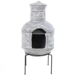 Chimenea Acopulco Arcilla Gris Claro Redfire