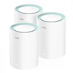 Cudy M1300 Pack de 3 Sistema Wi-Fi en Malla Doble Banda AC1200