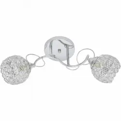 Fabrilamp Lalibela Lámpara de Techo 2xE14 Cromo