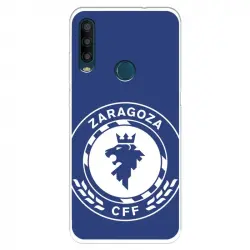 Funda Para Alcatel 1se 2020 Del Zaragoza Cf Femenino Escudo Grande Fondo Azul - Licencia Oficial Zaragoza Cf Femenino