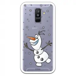 Funda Para Samsung Galaxy A6 Plus 2018 Oficial De Disney Olaf Transparente - Frozen