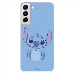 Funda para Samsung Galaxy S22 Oficial de Disney Stitch Azul - Lilo & Stitch