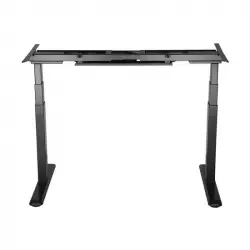 Kimex Base de Escritorio Motorizado Elevable Altura Ajustable 62-128cm Negro
