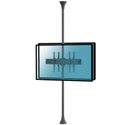 Kimex Soporte de Suelo/Techo Inclinable para 2 Pantallas 32''-75''