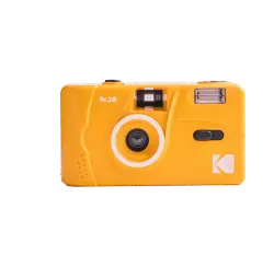 Kodak Da00236 - Kodak M38-35mm Cámara Recargable, Lente De Alta Calidad, Flash Integrado, Batería Aa - Amarillo