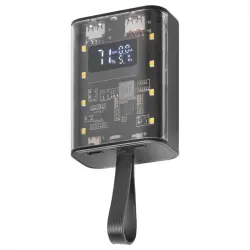 Mars Gaming MPK-10K PowerBank Compacta con Pantalla de Carga Múltiple 10000mah 22.5W Negro