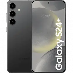 Móvil - Samsung Galaxy S24 Plus, Onyx Black, 256GB, 12GB RAM, 6.7" QHD+, Exynos 2400, 4900 mAh, Android 14