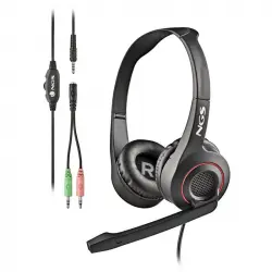 NGS MSX 10 Pro Auriculares con Micrófono Negros