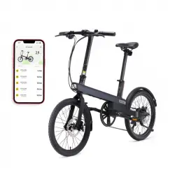 QiCycle C2 Bicicleta Eléctrica Urbana Negra