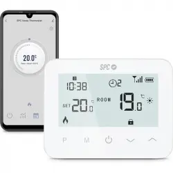 SPC Vesta Thermostat Termostato Inteligente WiFi para Caldera de Gas con Control por App Blanco